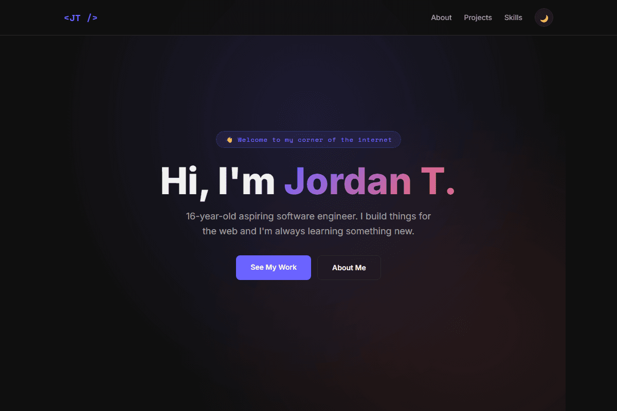 My Portfolio screenshot